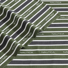 Varadero Typeface Green Twin XL Sheet Set,Fin Green,large