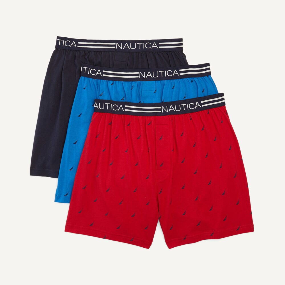 Loose Knit Boxer, 3-Pack,Dreamy Coral,large