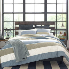 WILBURN TWIN/TWIN XL COMFORTER & SHAM SET IN BROWN,Rolling River Wash,large