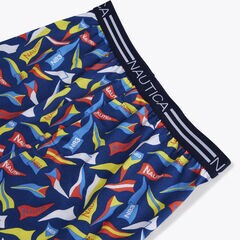 LARGE PENNANT PRINT BOXER,Star Sapphire,large