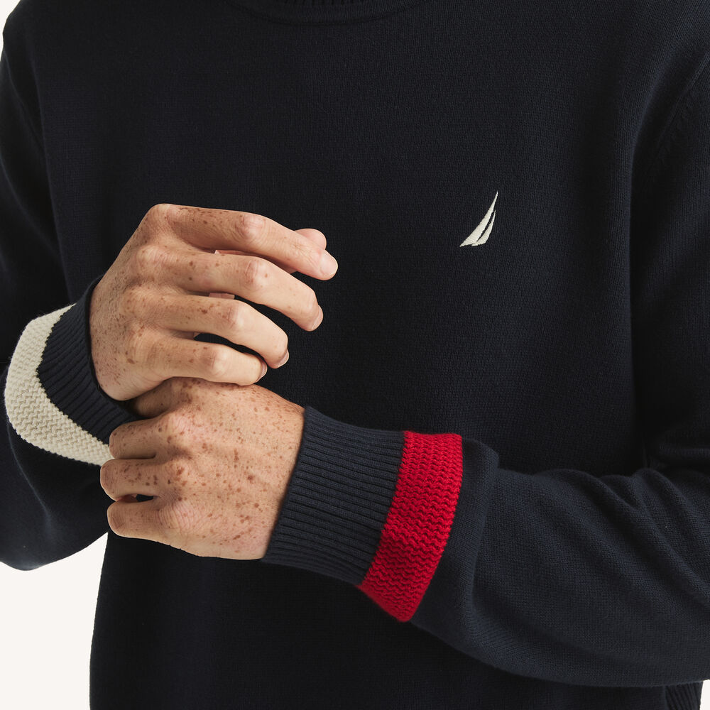Crewneck Sweater,Navy,large