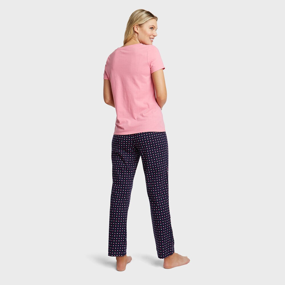 Fresh Pod Print Pajama Set,Sapphire/Pitch Yellow,large