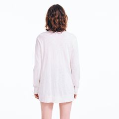 V-NECK OPEN FRONT CARDIGAN,Marshmallow,large