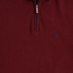 NAVTECH QUARTER-ZIP SWEATER,Royal Burgundy,large