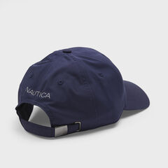 NAUTICA SAILING EMBROIDERED GRAPHIC CAP,Navy,large