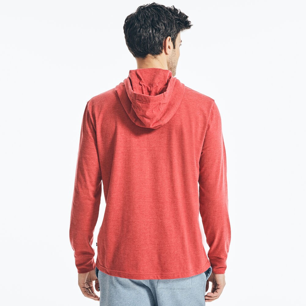 LOGO LONG-SLEEVE HOODIE,Tabasco,large
