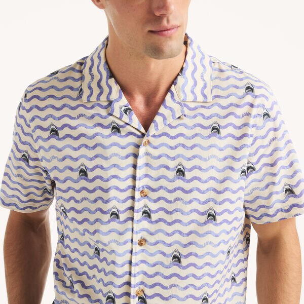 JAWS x Nautica Printed Short-Sleeve Camp Shirt