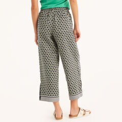 Straight Leg Printed Pant,Mint Spring,large
