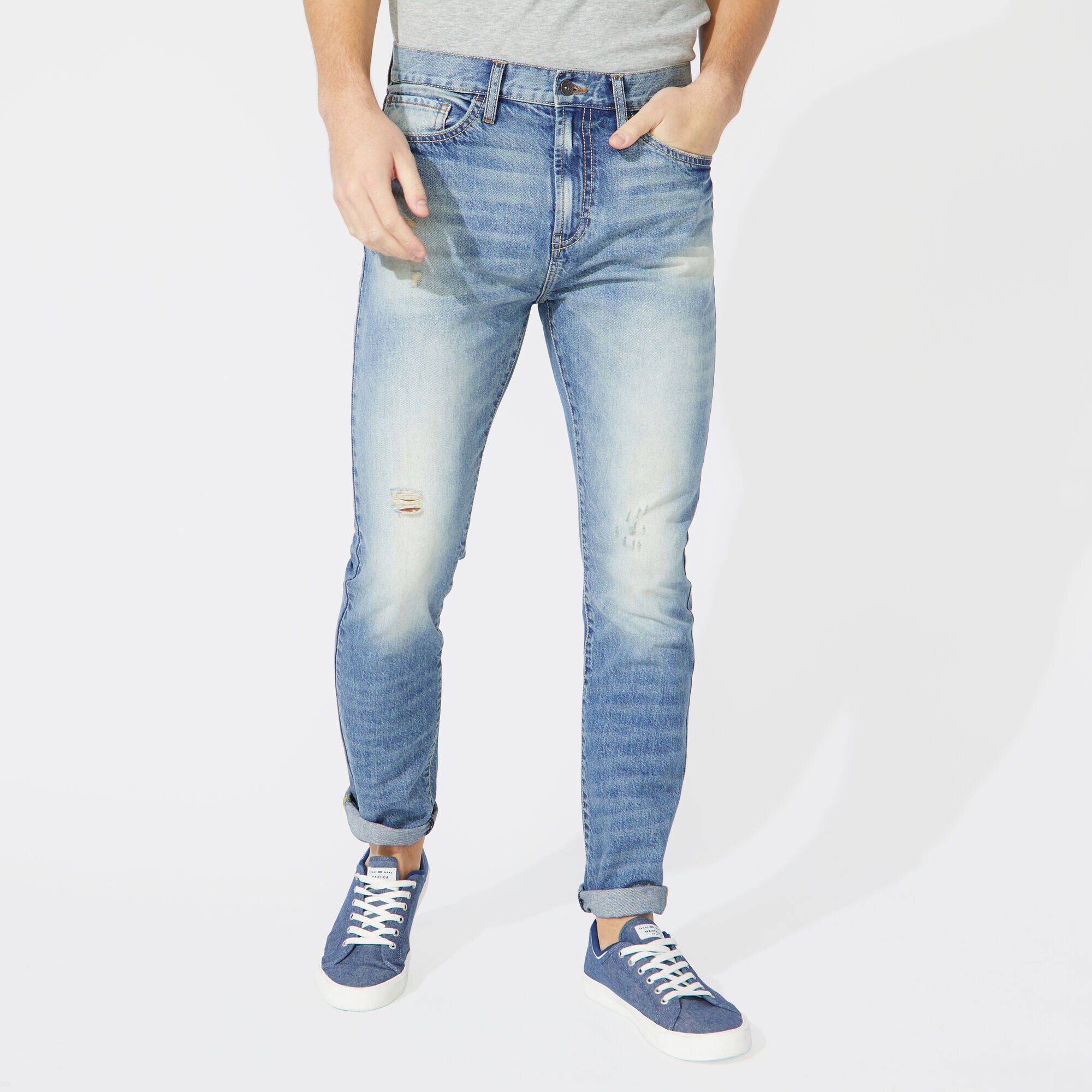 NAUTICA JEANS CO. ORIGINAL SLIM FIT DENIM,Starry Blue,large