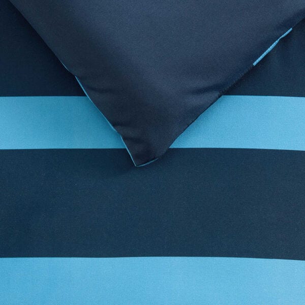 Keelson Stripe Blue King Comforter Set