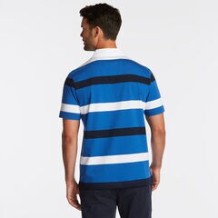 CLASSIC FIT NAVTECH MIXED STRIPE POLO,Windsurf Blue,large