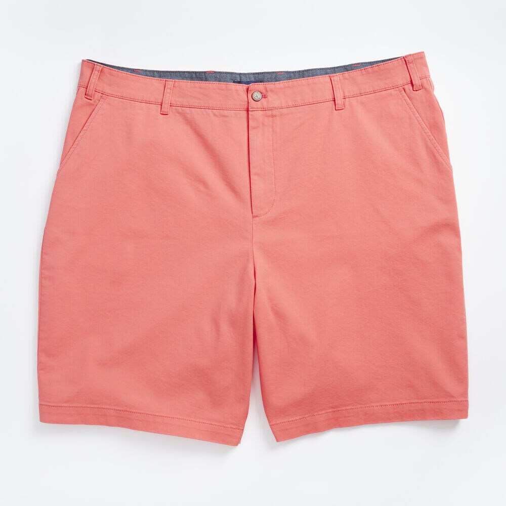 Big & Tall Stretch Deck Short,Sugar Coral,large