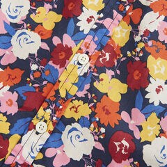 FLORAL PRINT POPLIN SHIRT,Stellar Blue Heather,large