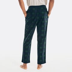 PLAID FLEECE SLEEP PANT,Kelp Seas,large