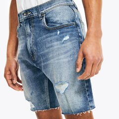 NAUTICA JEANS CO. SUSTAINABLY CRAFTED 8.5" RELAXED FIT DENIM SHORT,Varsity Blue Wash,large