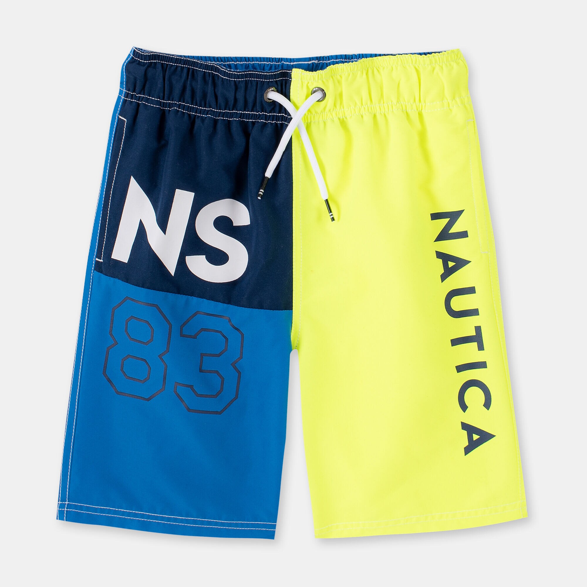 LITTLE BOYS' COVE NS83 COLORBLOCK SWIM TRUNKS (4-7),Firefly,large
