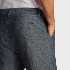 9.5" BIG & TALL CLASSIC FIT CHAMBRAY DECK SHORT,Sinker Blue Denim Wash,large