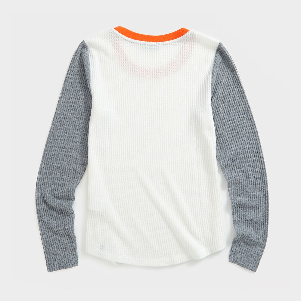 COLORBLOCK SCOOP NECK KNIT TOP,Marshmallow,large