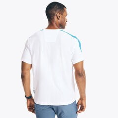 NAVTECH SUSTAINABLY CRAFTED PIECED T-SHIRT,Bright White,large