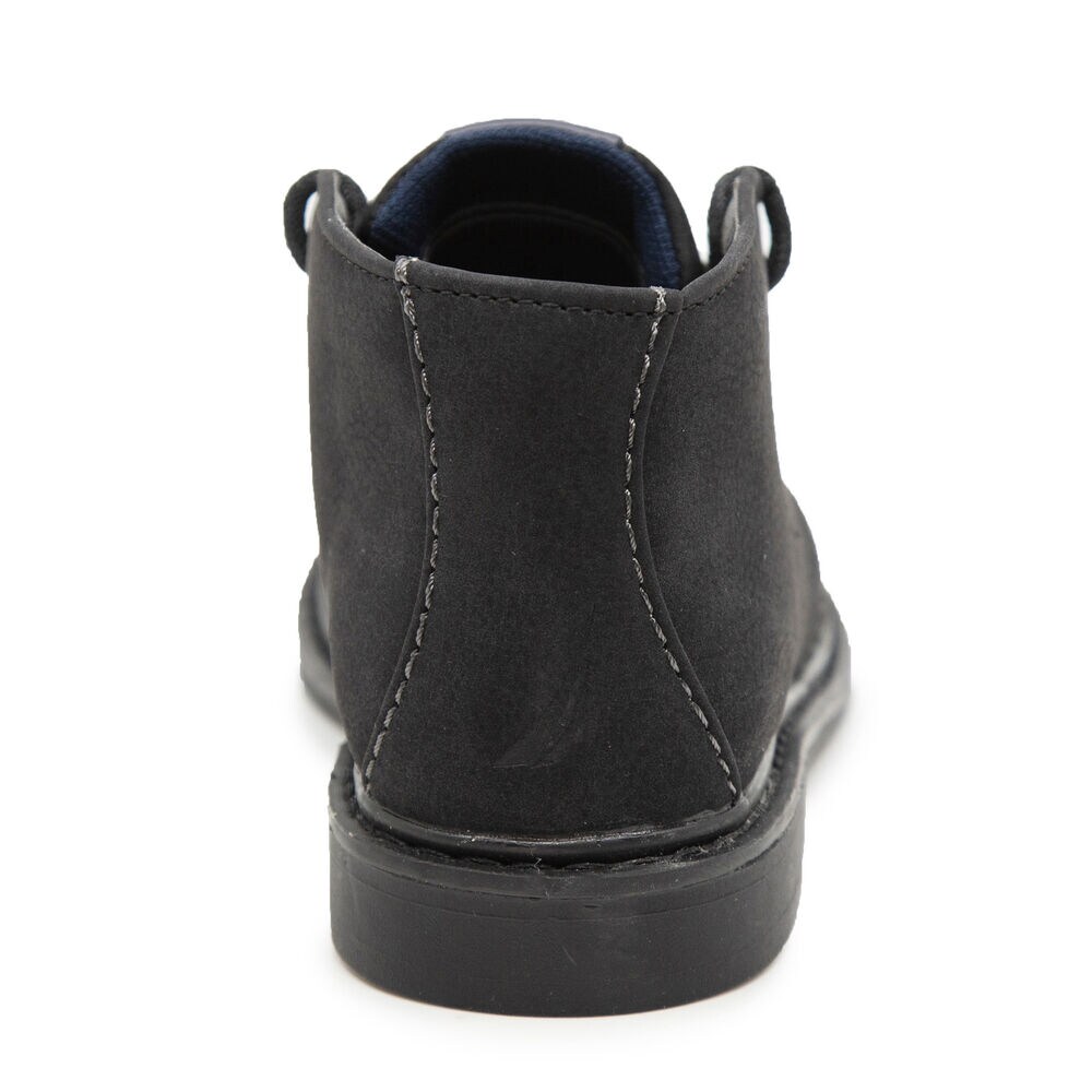 BOY'S NUBUCK CHUKKA BOOT,Black,large