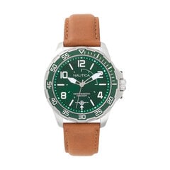 Pilot House Leather Watch - Green Dial,Forest Green,large