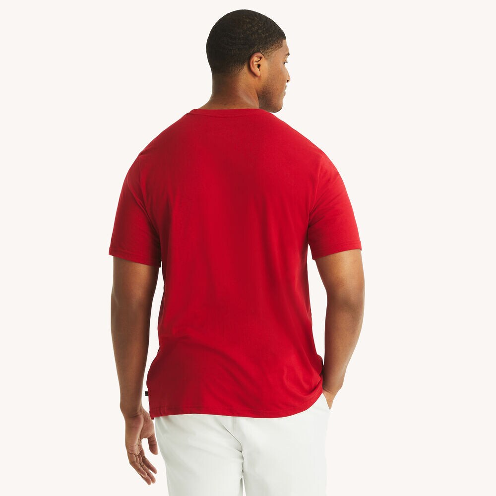 Big & Tall Thanks A Yacht Graphic T-Shirt,Nautica Red,large