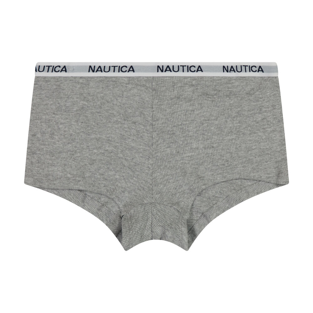 RIBBED BOYSHORT BRIEF, 5-PACK,Angel Blue,large