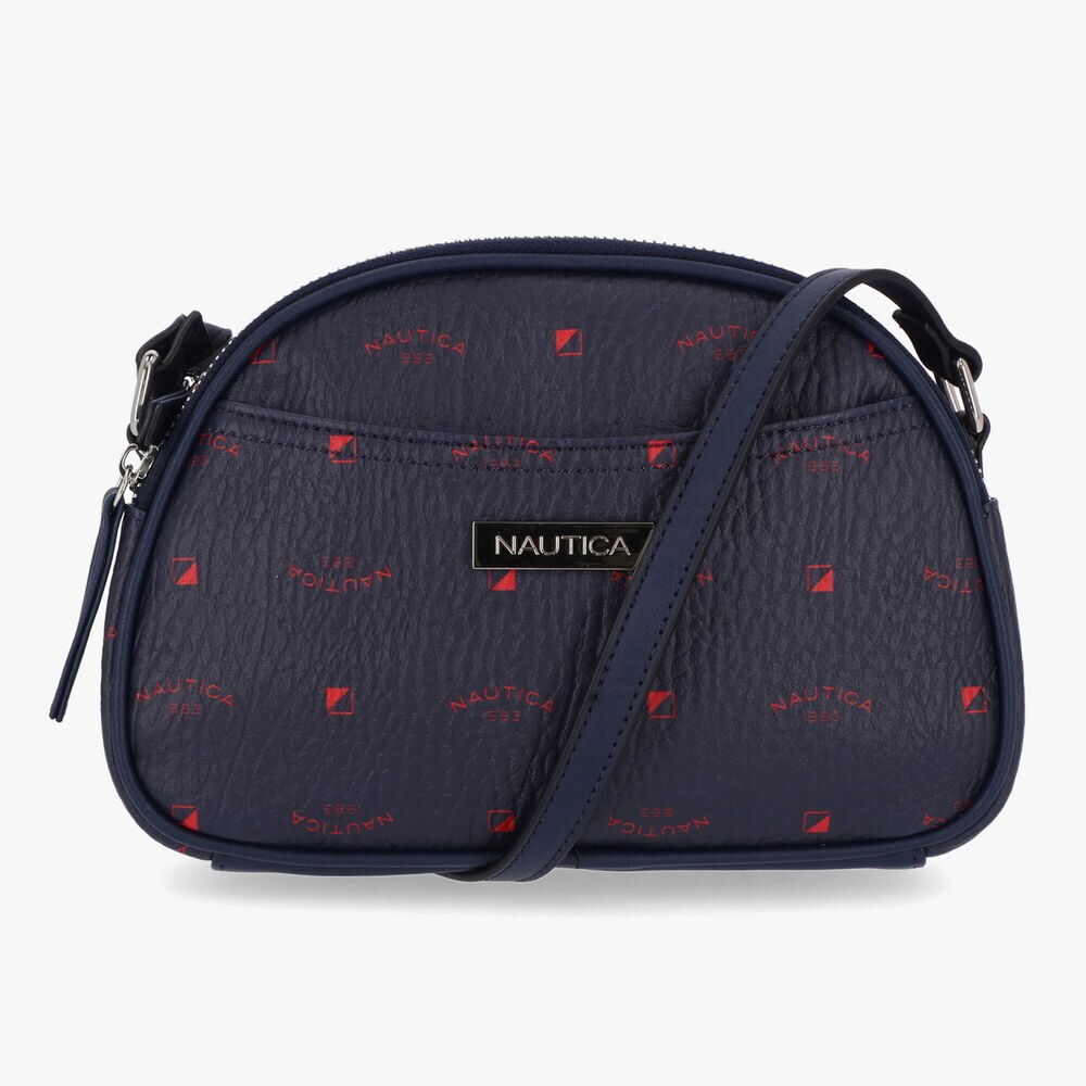 LOGO CROSSBODY BAG,Navy,large
