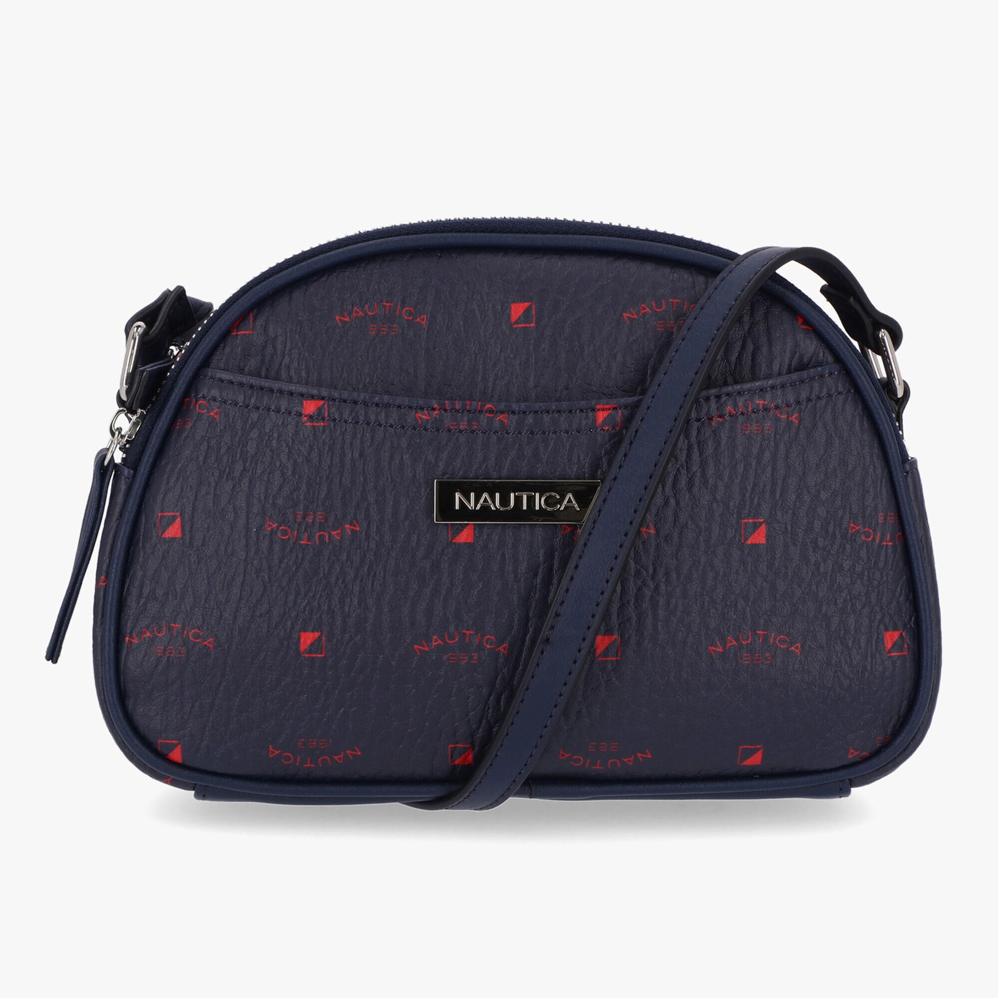 LOGO CROSSBODY BAG,Navy,large