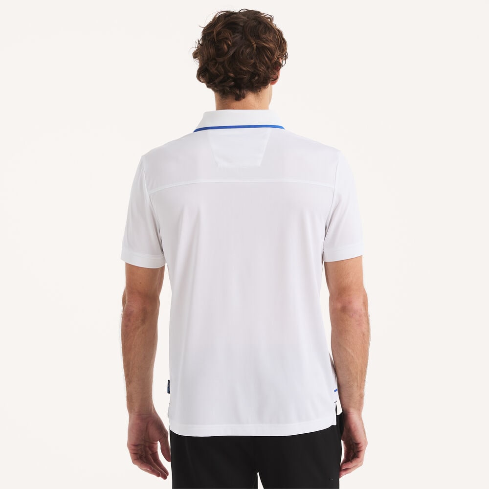 Navtech Classic Fit Polo,Bright White,large