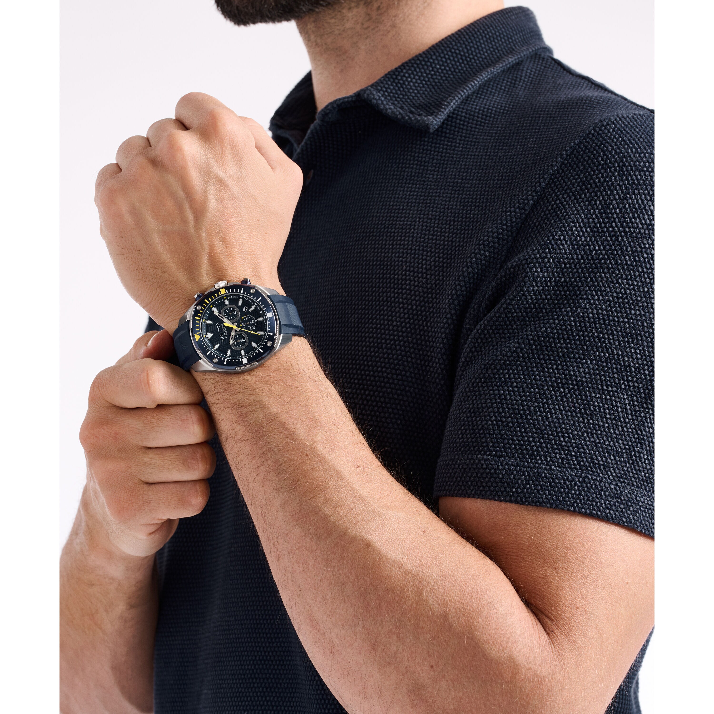 Nautica One Recycled Silicone Chronograph Watch | Nautica