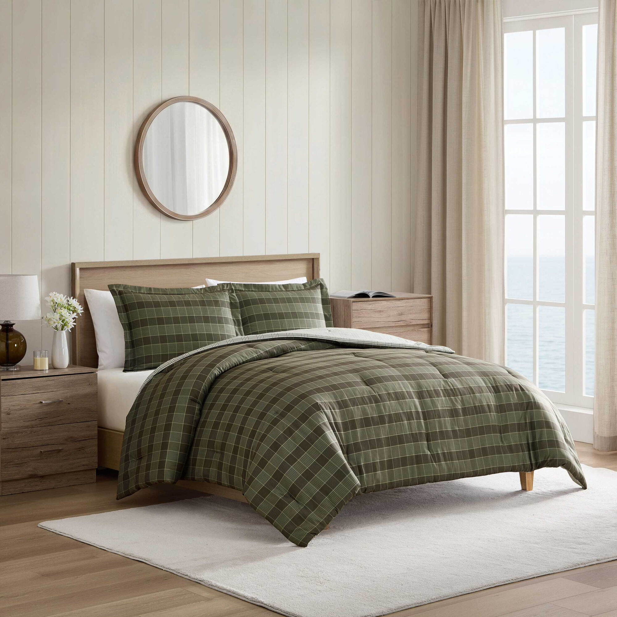 Haven Green Plaid Twin/twin Xl Comforter Set (00199165135259 Home) photo