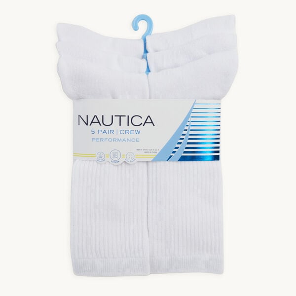 ATHLETIC CREW SOCKS, 5-PACK