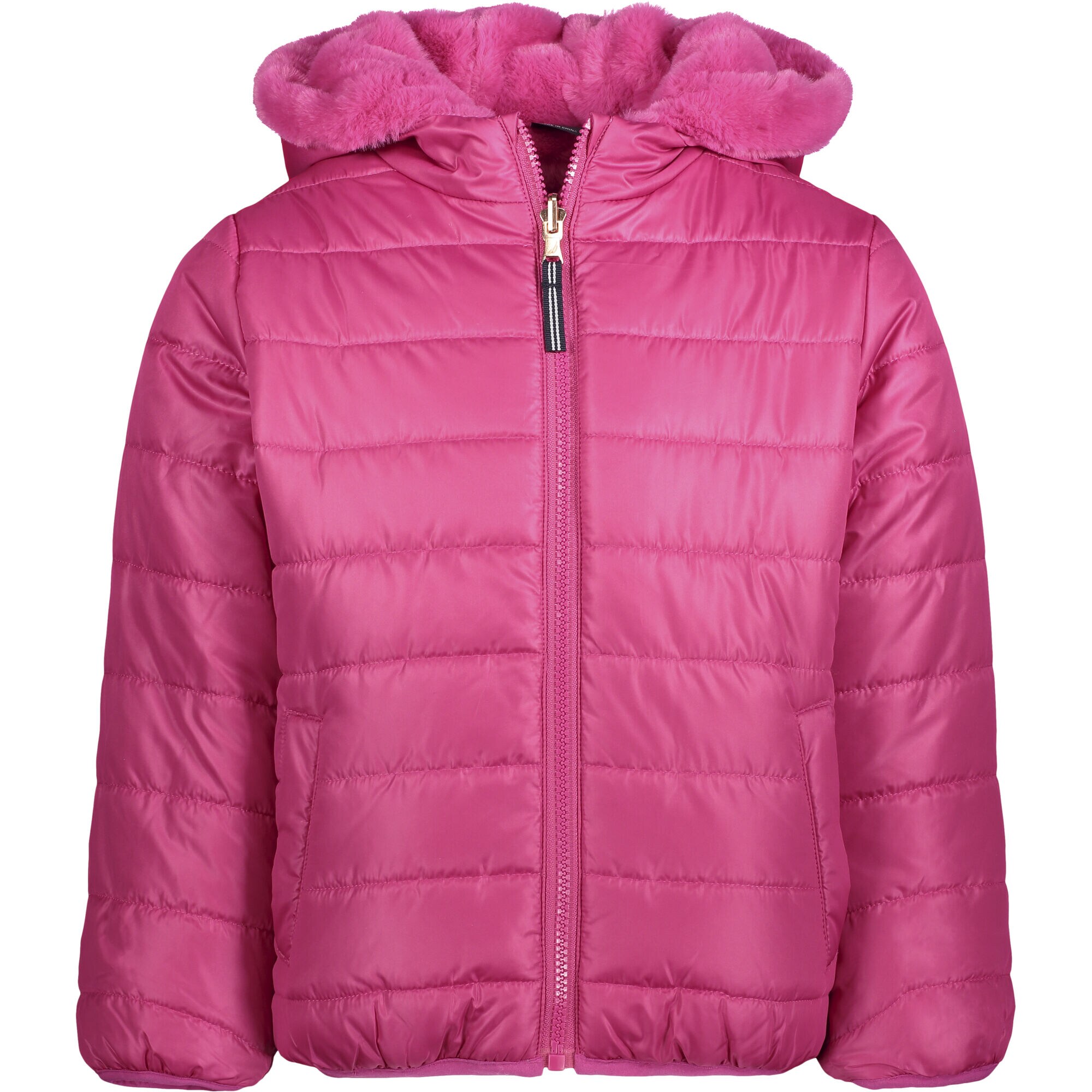 GIRLS' REVERSIBLE PUFFER JACKET (7-16),Cyclone,large