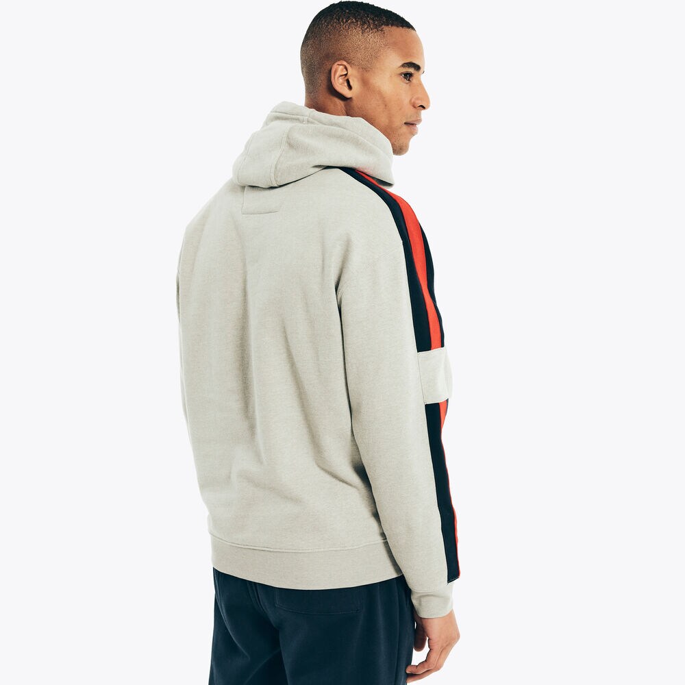 REISSUE LOGO PULLOVER HOODIE,Grey Heather,large