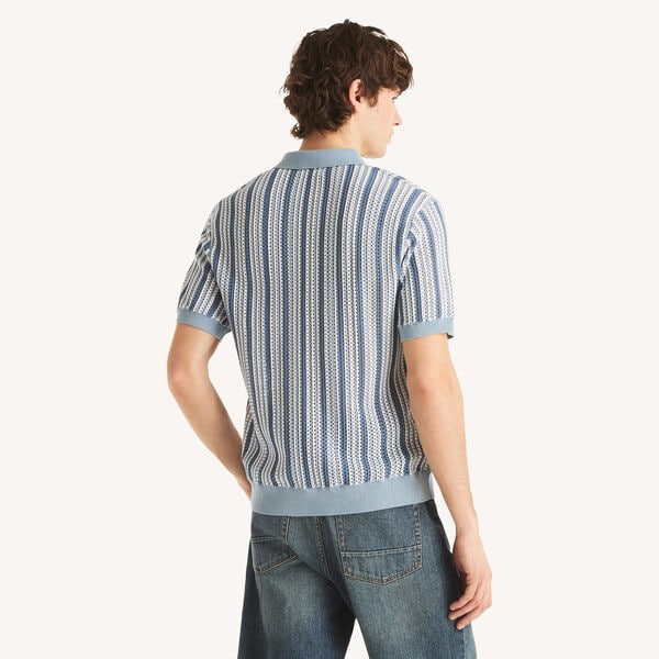 Striped Sweater Polo