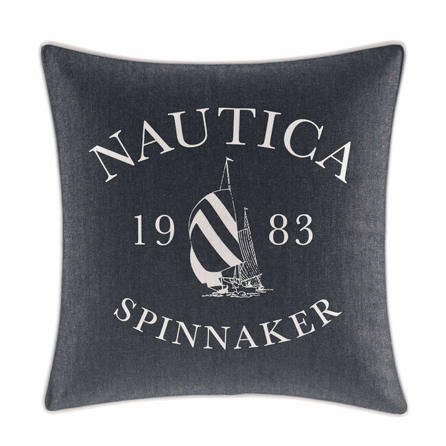 Heritage Square Throw Pillow Nautica