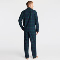 PLAID PAJAMA SET,Kelp Seas,large