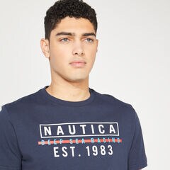 DEEP SEA RACING GRAPHIC T-SHIRT,Navy,large