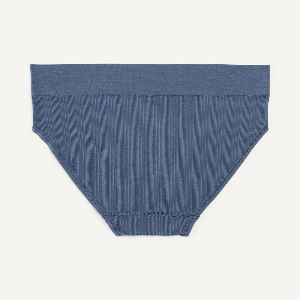 Ribbed Seamless Hipster Brief, 5-Pack,Buoy Red,large