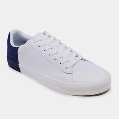 TWO-TONE LOGO SNEAKER,Navy,large