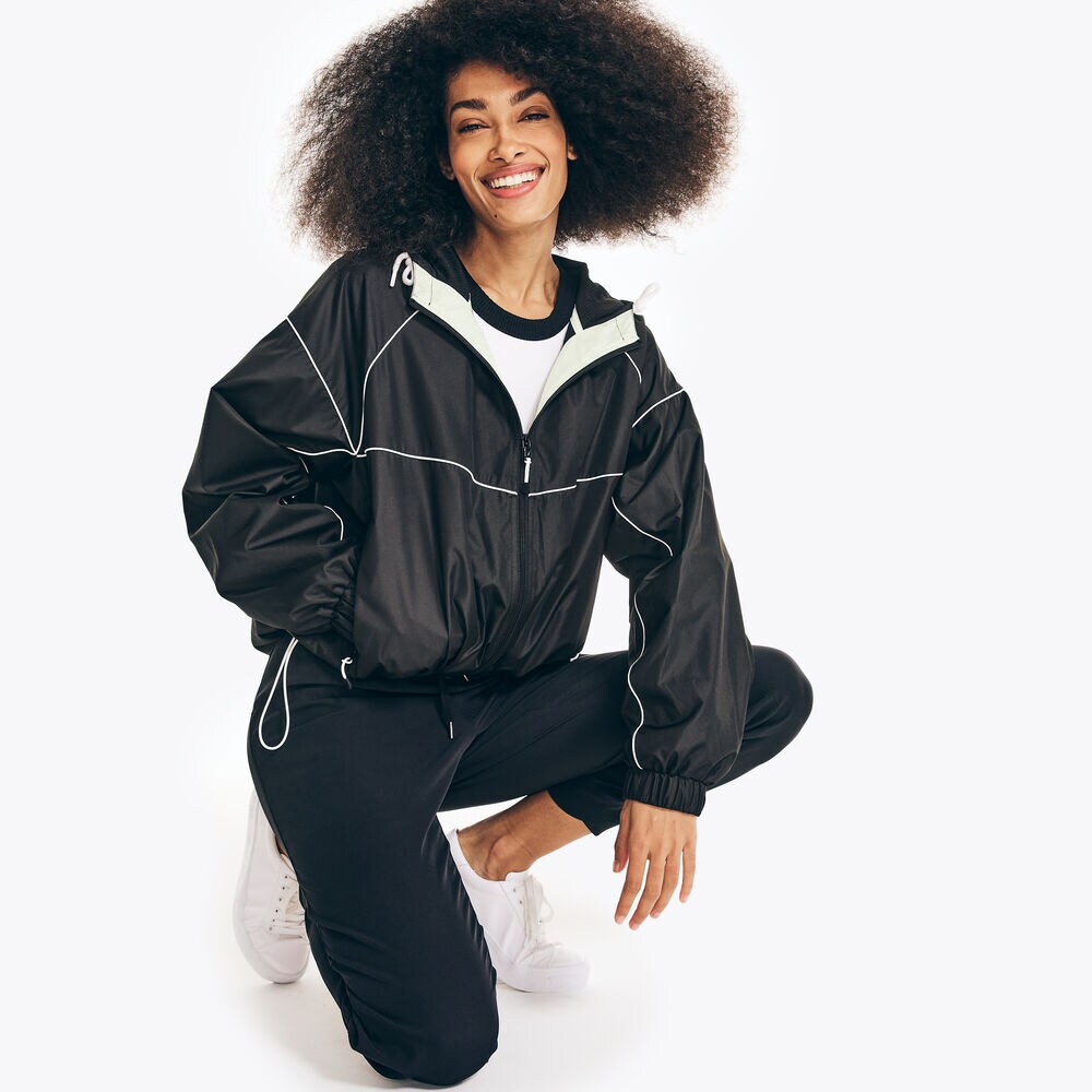 NAVTECH PACKABLE WINDBREAKER JACKET,True Black,large