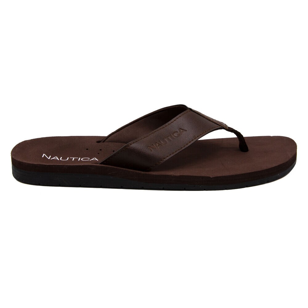 Camren Flip Flop Sandal in Brown,Wood Brown,large