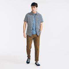 PRINTED HARBOR SHIRT,Pure Adriatic Sea Wash,large