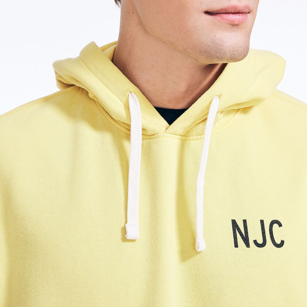 NAUTICA JEANS CO. PULLOVER HOODIE,Soft Yellow,large