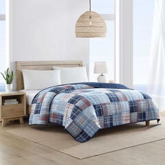Stony Point Blue Full/Queen Quilt,Classic Blue,large