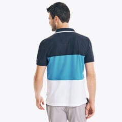 NAVTECH SUSTAINABLY CRAFTED CLASSIC FIT TRI-BLOCK POLO,Navy,large