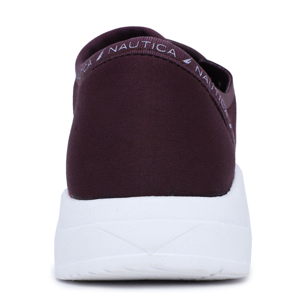 brand icon Slip-On Sneaker,Nautica Red/Orange,large