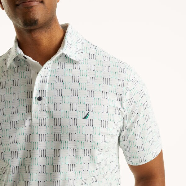Big & Tall Classic Fit Golf Print Polo