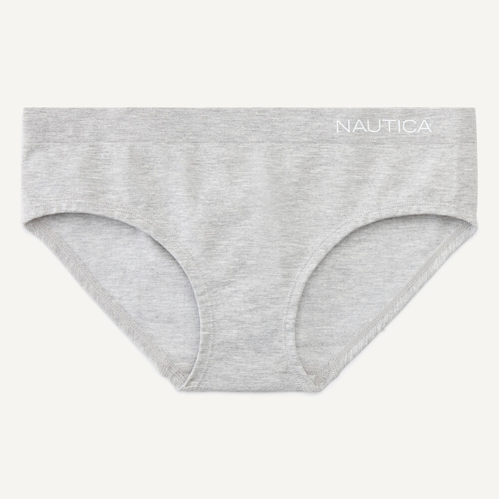 Seamless Heather Hipster Brief, 5-Pack,Grey Heather,large